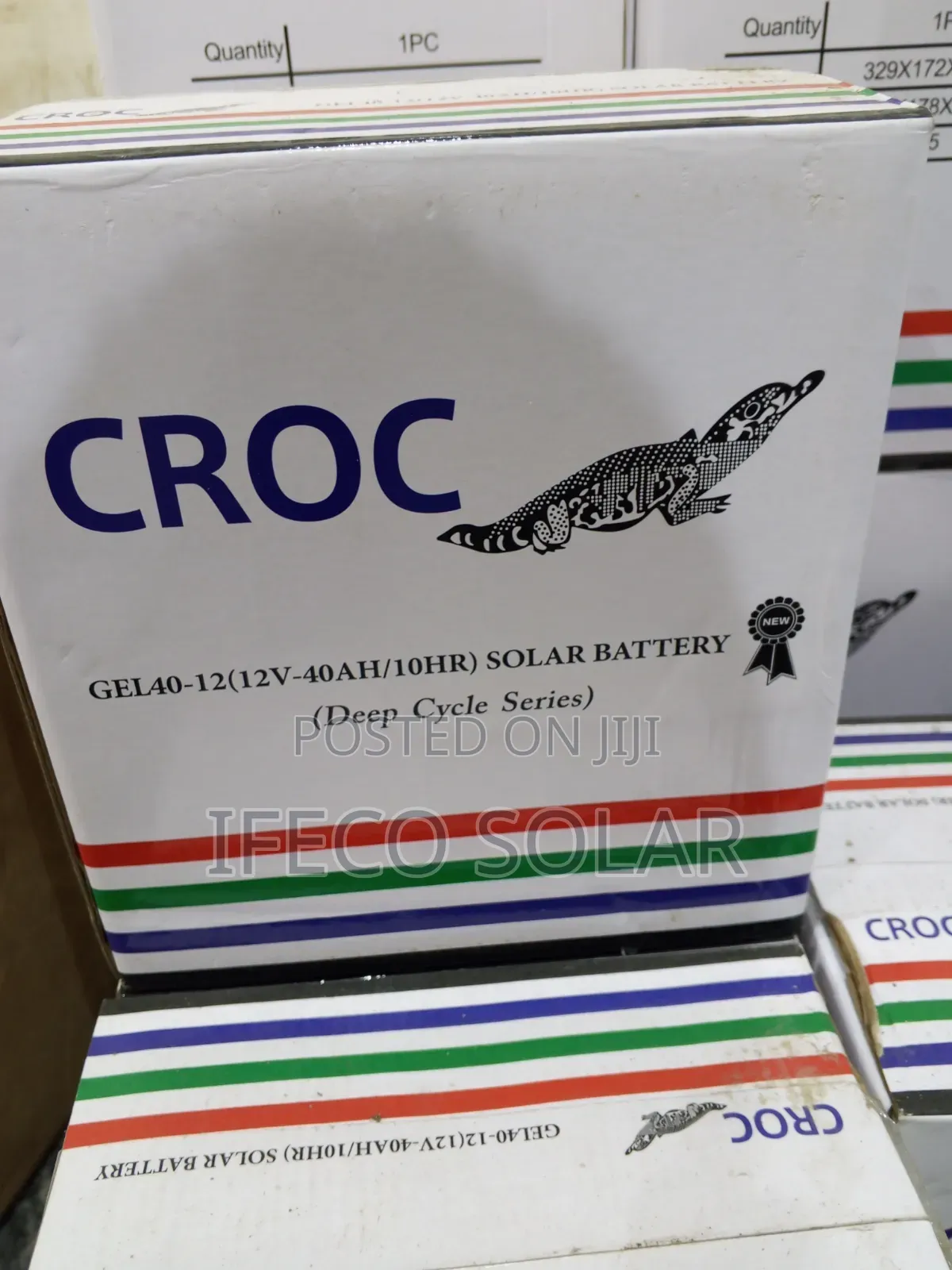Croc Gel40-12 40Ahs Battery Solar Battery