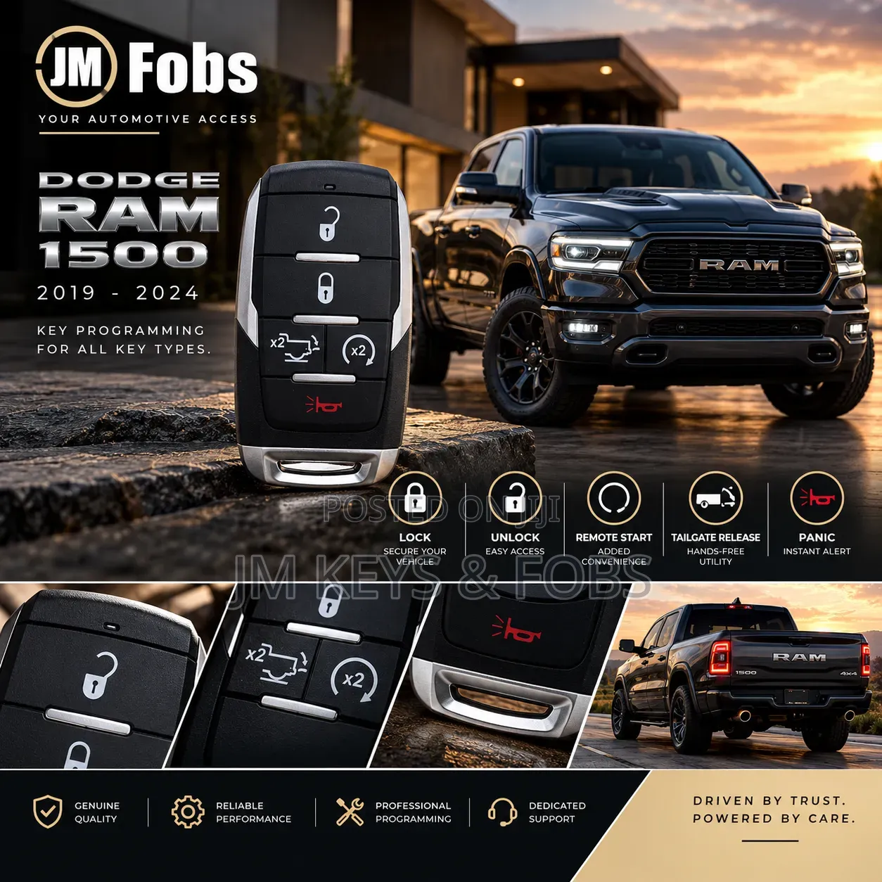 Key Programming & Replacement for Dodge RAM 1500