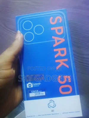 New Tecno Spark 50 128 GB Black