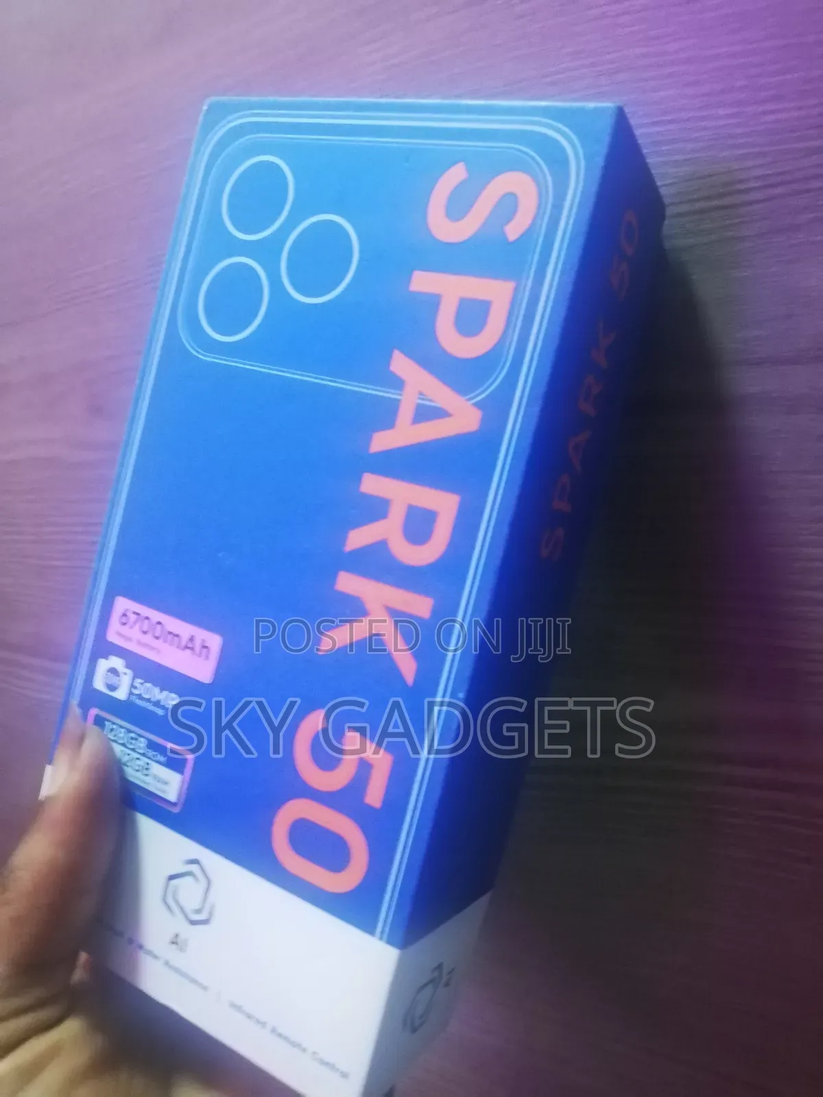 New Tecno Spark 50 128 GB Black