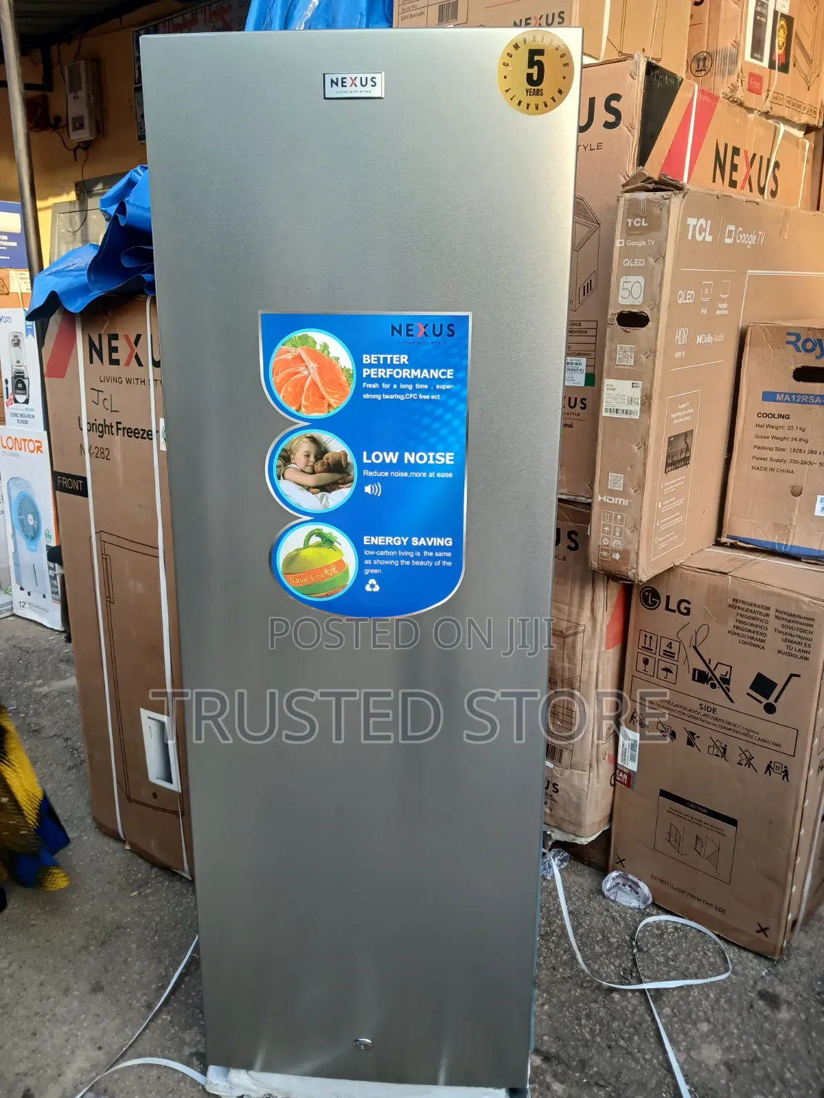Nexus Upright 7 Drawers Inverter Freezer NX 272