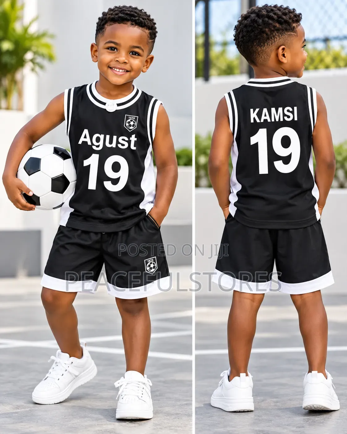 Boys Basketball Jersey Set