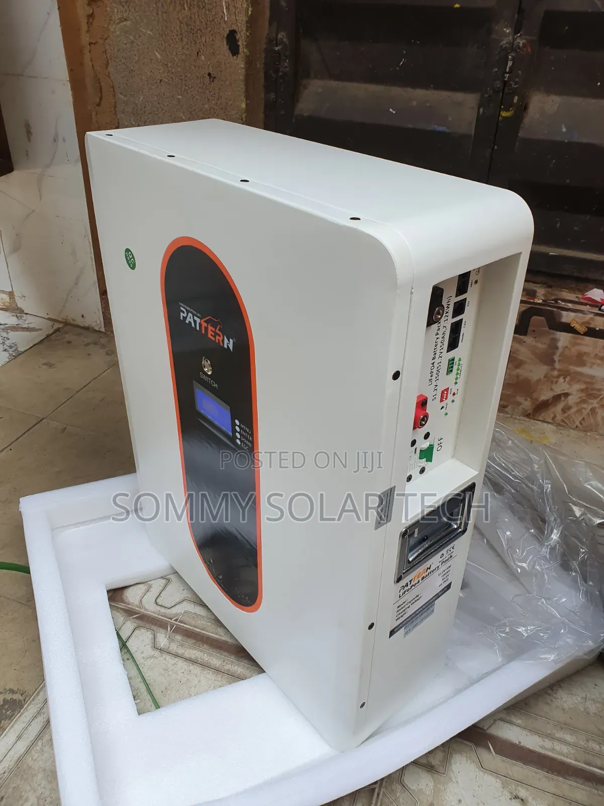 7.12kwh 51.2v Pattern Lithium Ion Battery
