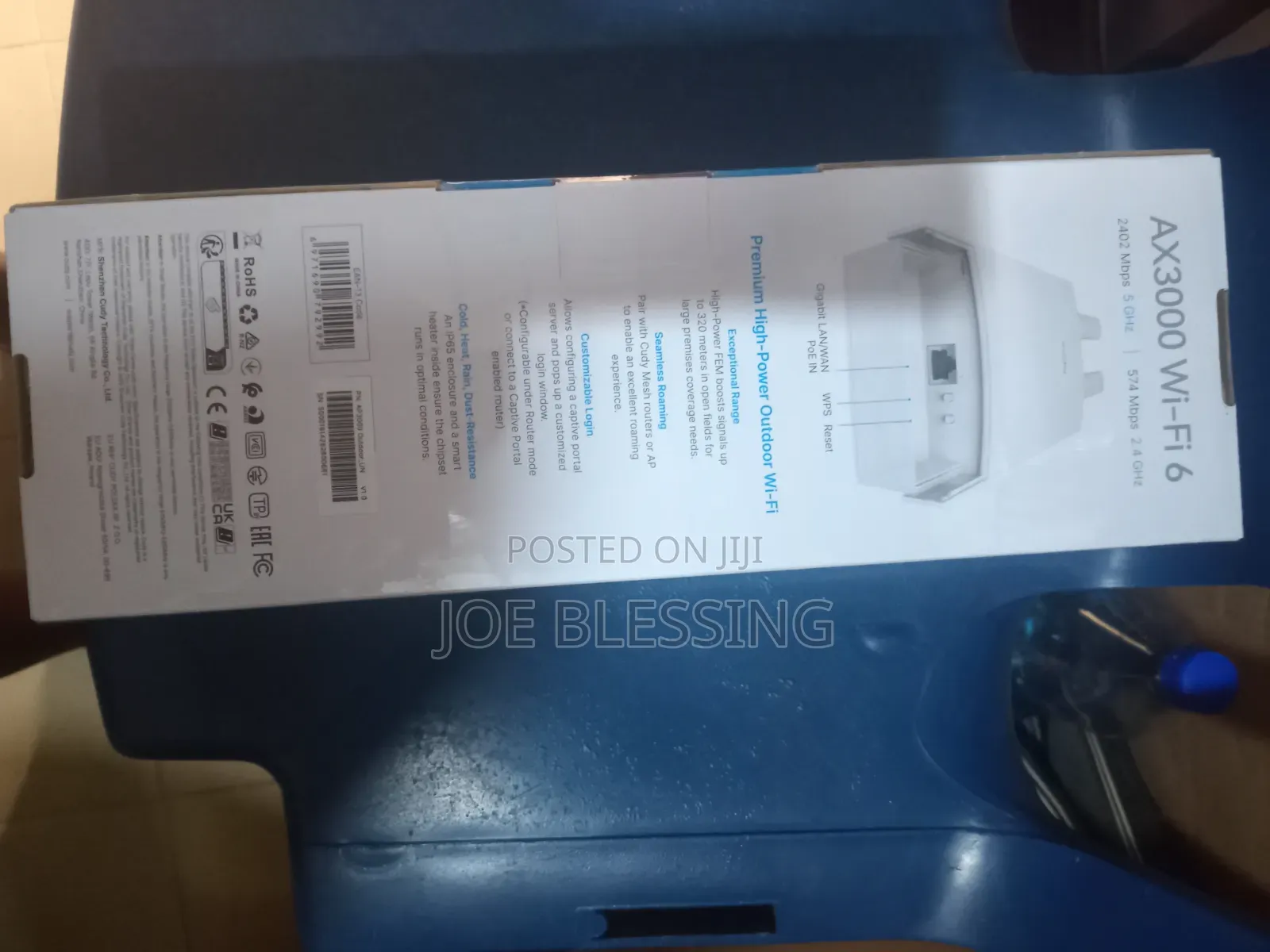 Cudy Ac3000 High Power Indoor / Outdoor WiFi 6 Access Point