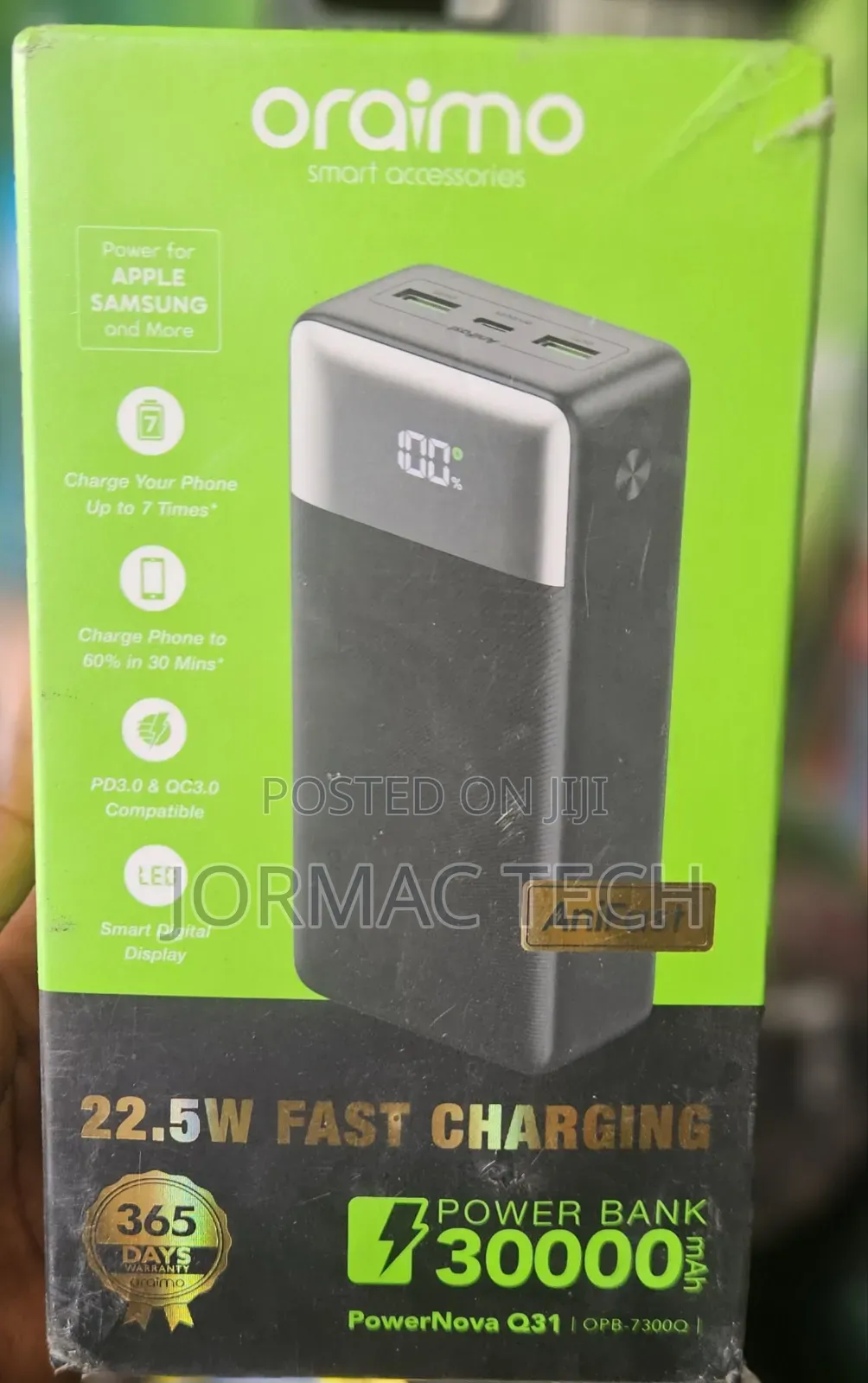 Oraimo Power Bank 30000mAh