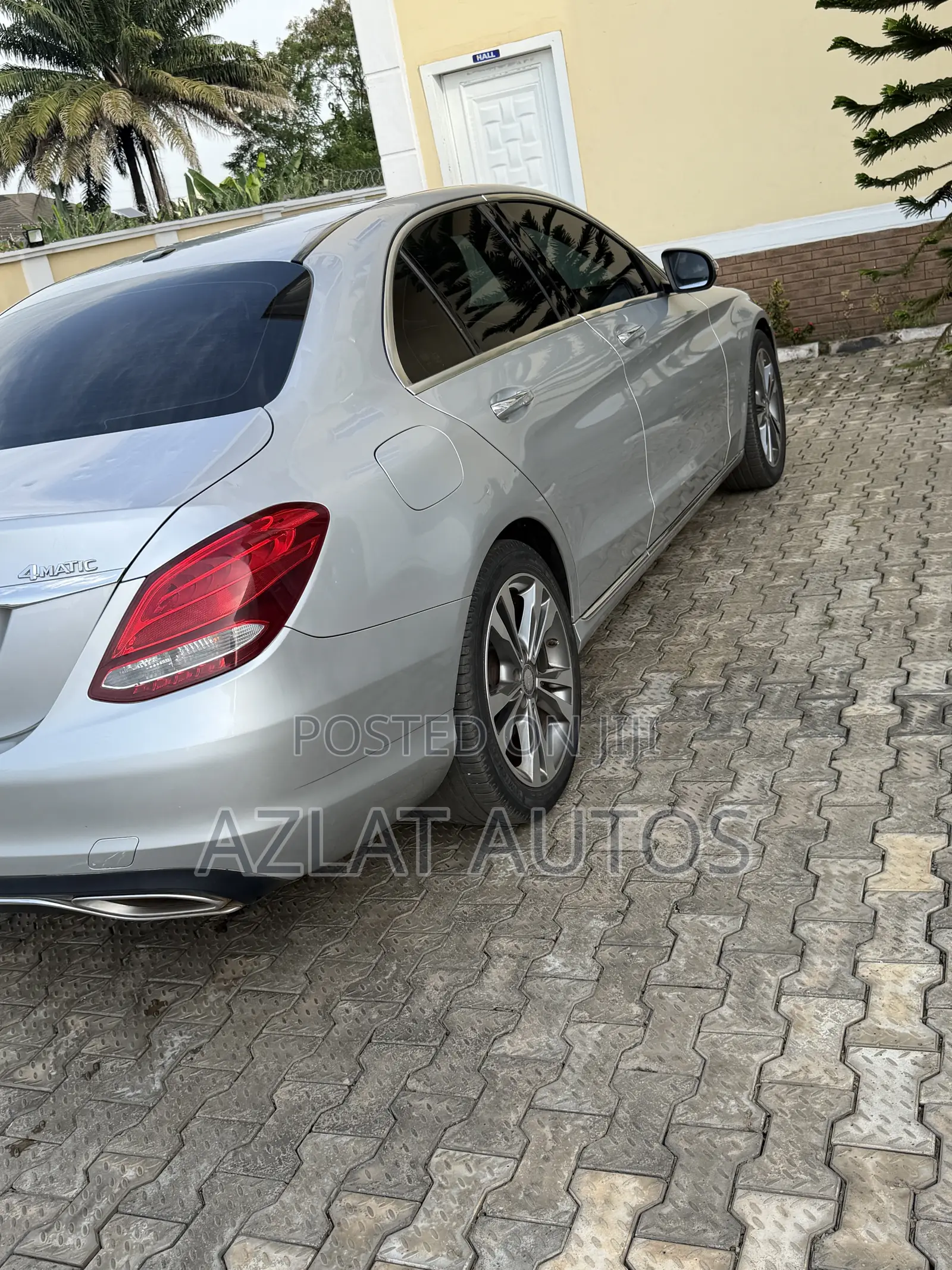 Mercedes-Benz C300 Luxury 4matic Sedan AWD (2.0L 4cyl 7A) 2017 Silver