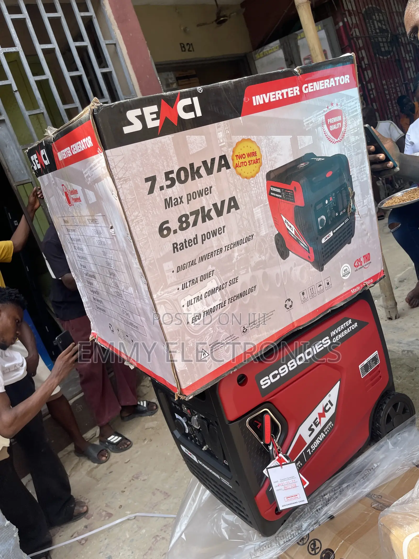 Brand New Senci Inverter Petrol Model Sc9800IES100%Copper Coil
