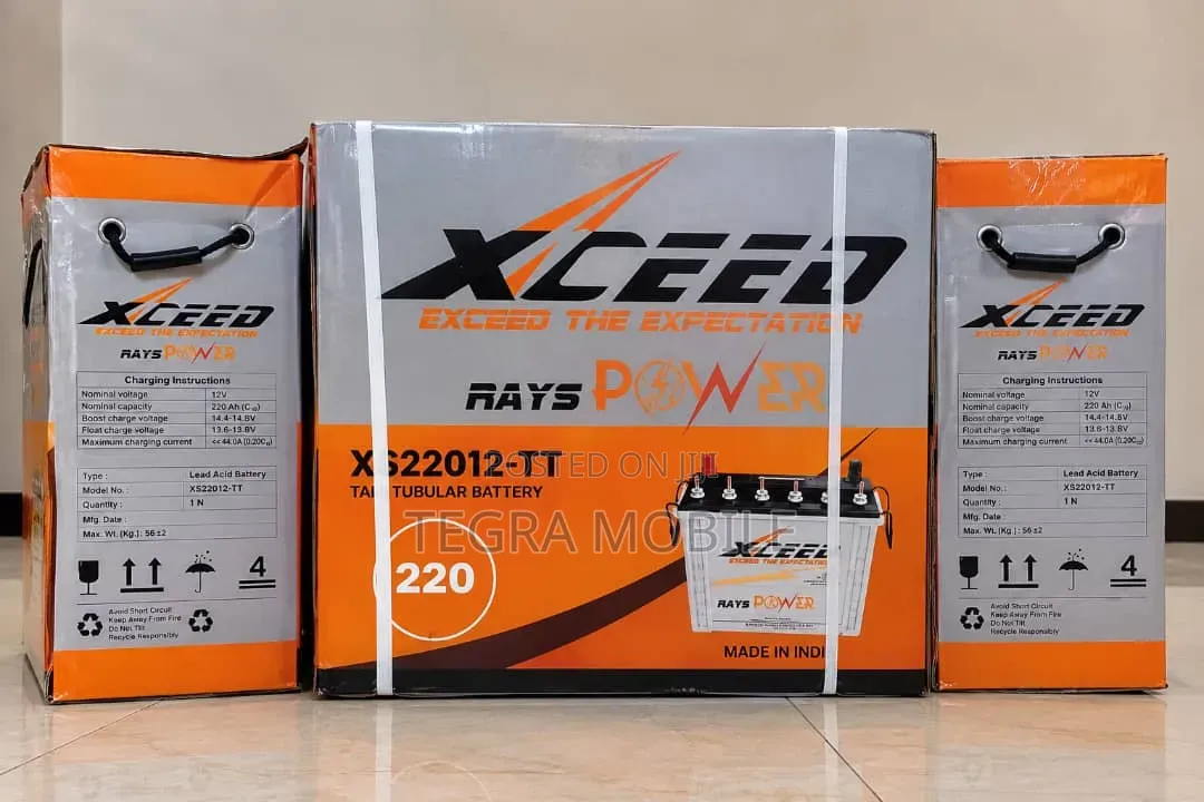 220Ah Xceed Tubular Battery