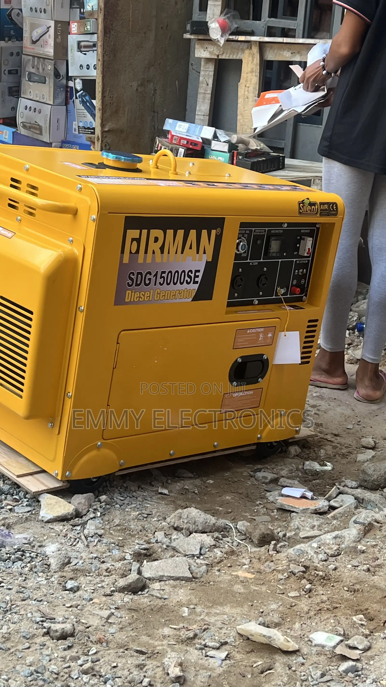 Friman Diesel Soundproof Gen 1years Wty 10.5kva 100%Copper Coil