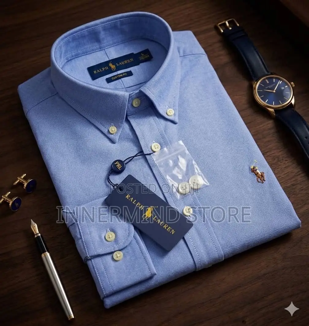 Top Quality Polo Ralph Lauren Plain Long Sleeve Shirt