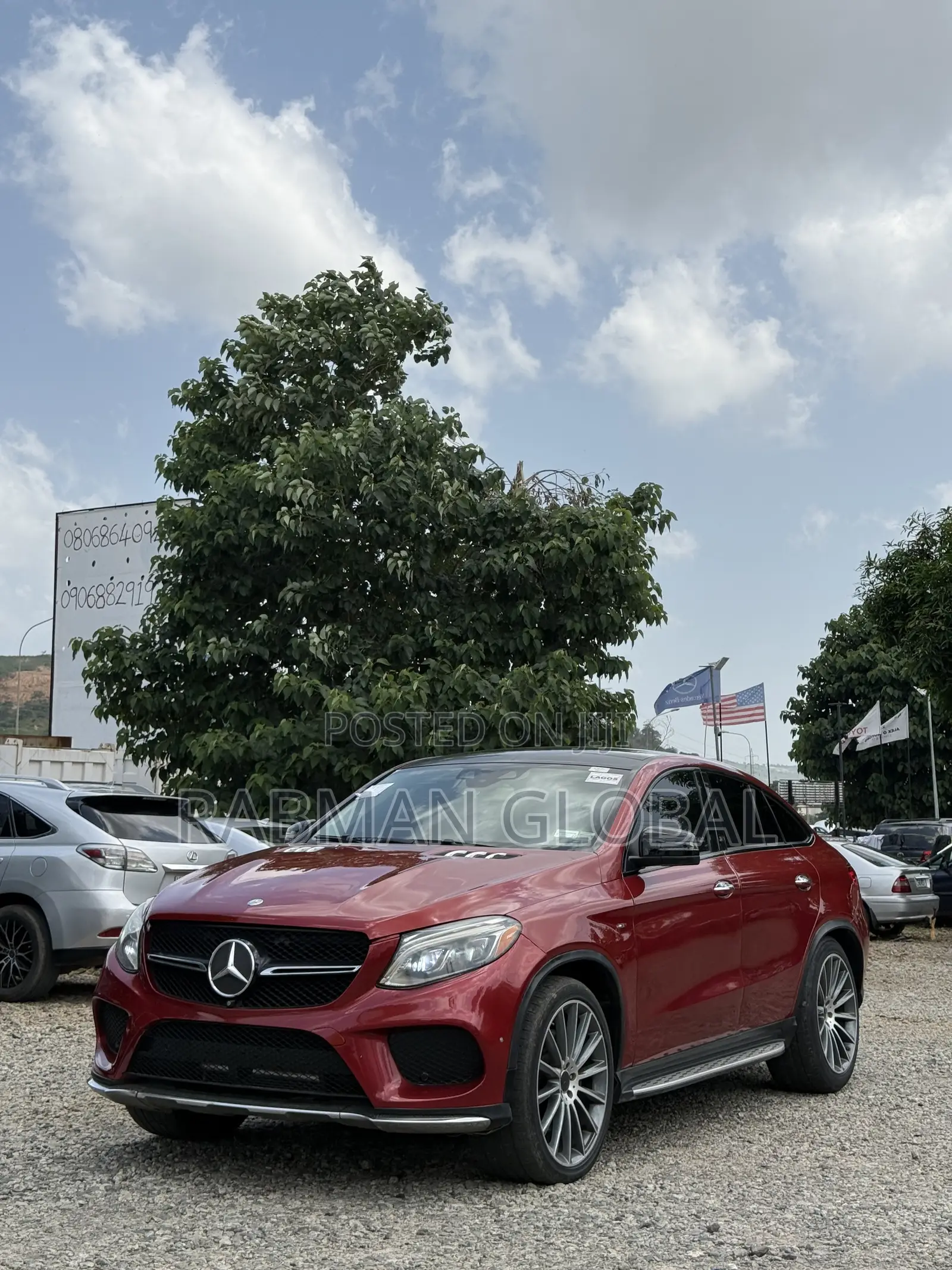 Mercedes-Benz GLE-Class 2016 Red