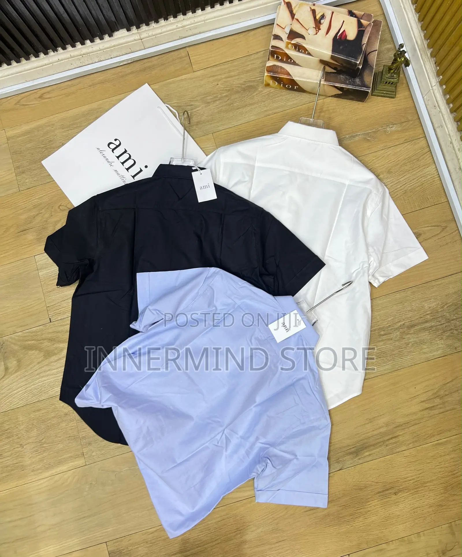 Premium Lúxury Ami Shirt best Quality well Brandedwell Packagedm