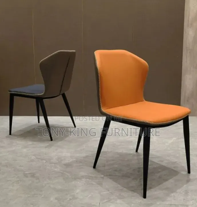 Modern Armless Dining Chairs With Padded Faux/Pu Leather Upholstery