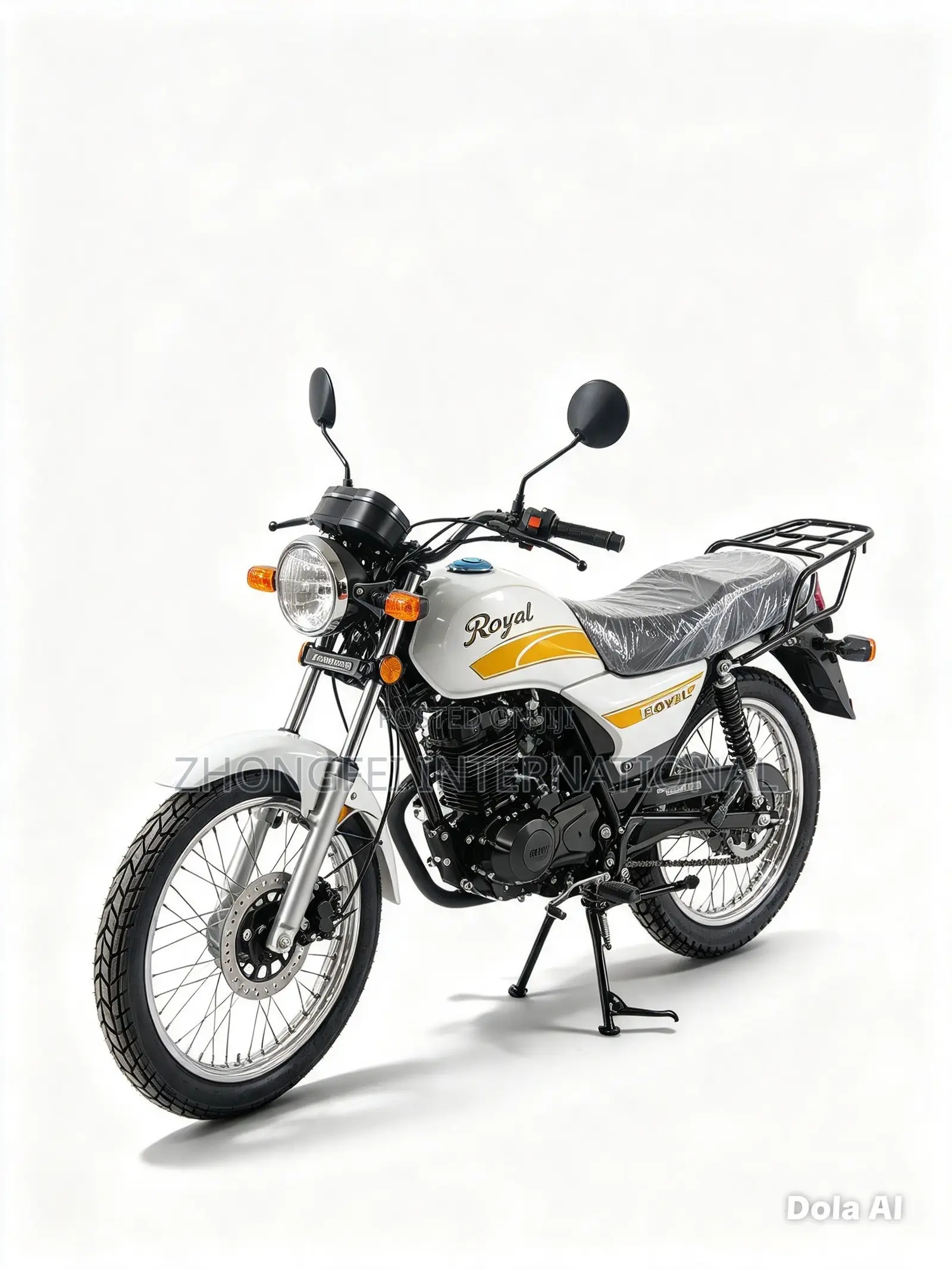 New Royal Motorcycle 2026 White