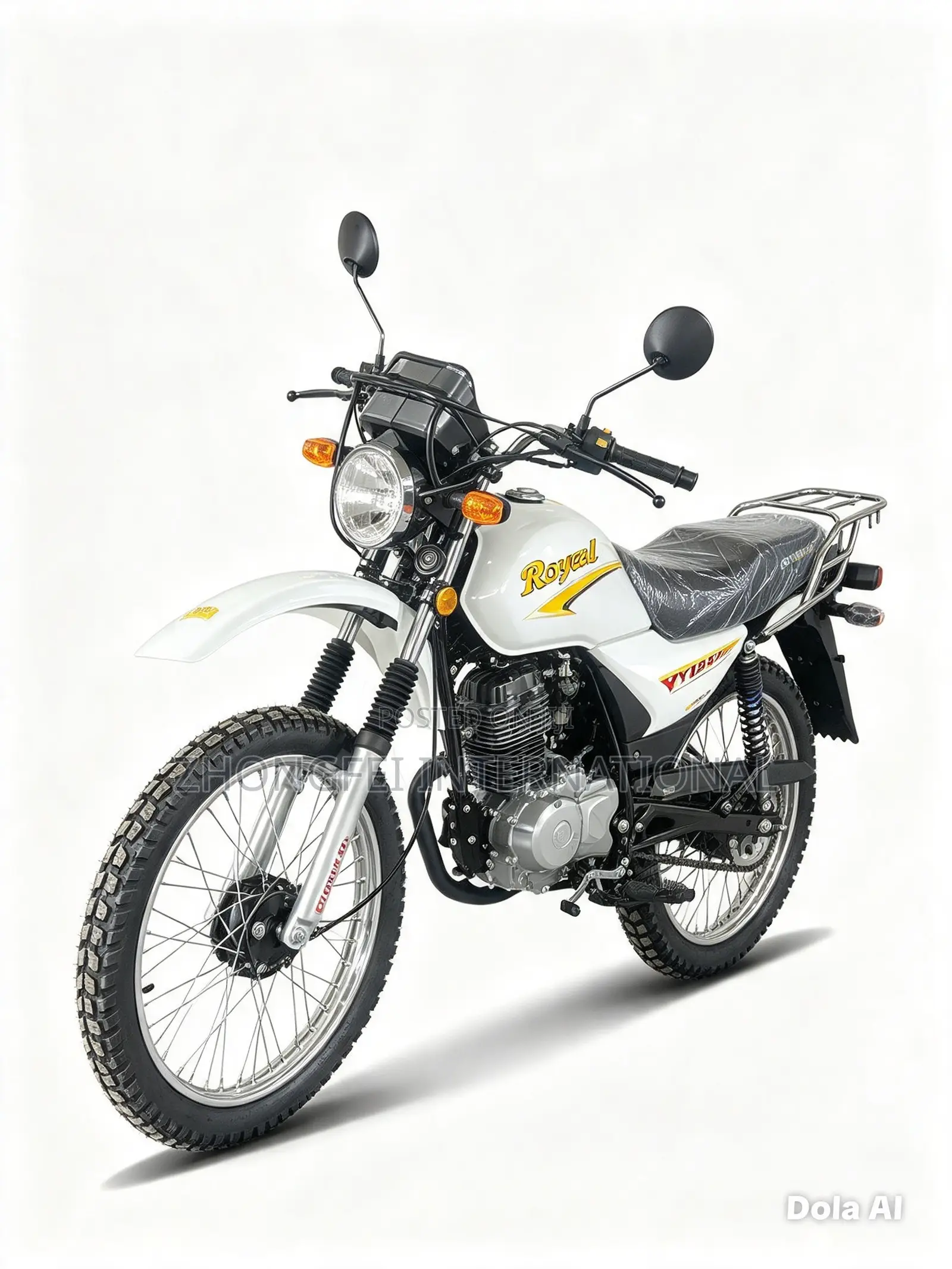 New Royal Motorcycle 2026 White