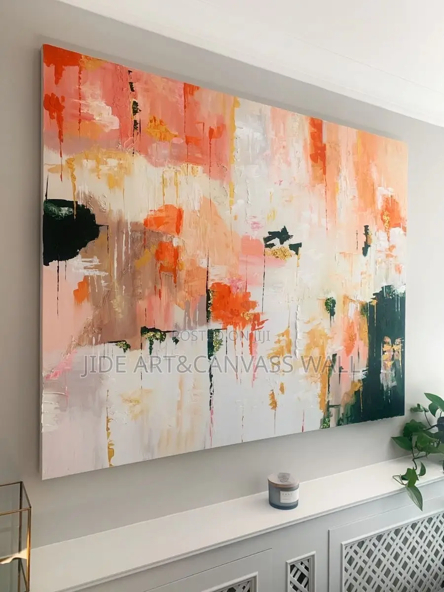 Synthetic Oil Abstract Wall Art Interior Designs and Decors