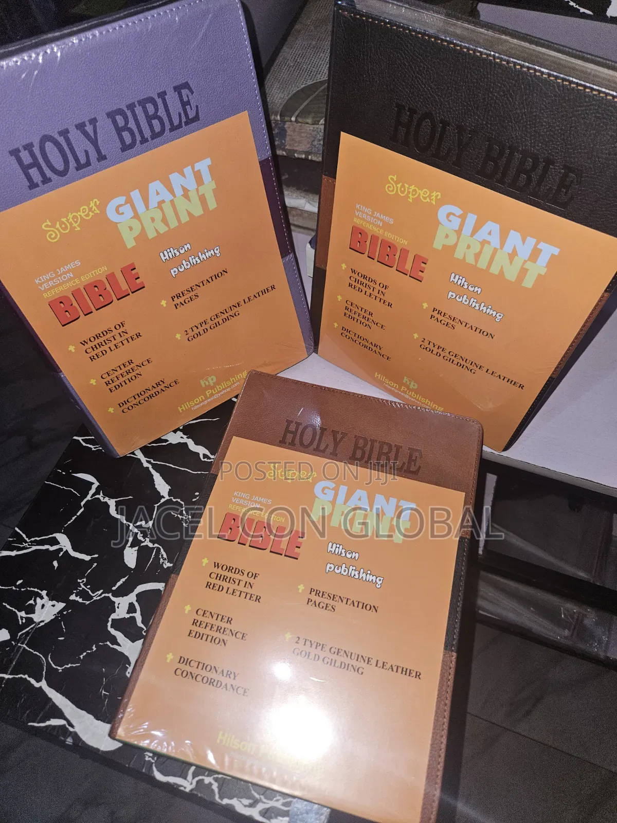 KJV Super Giant Print Bible [ Leather Cover]