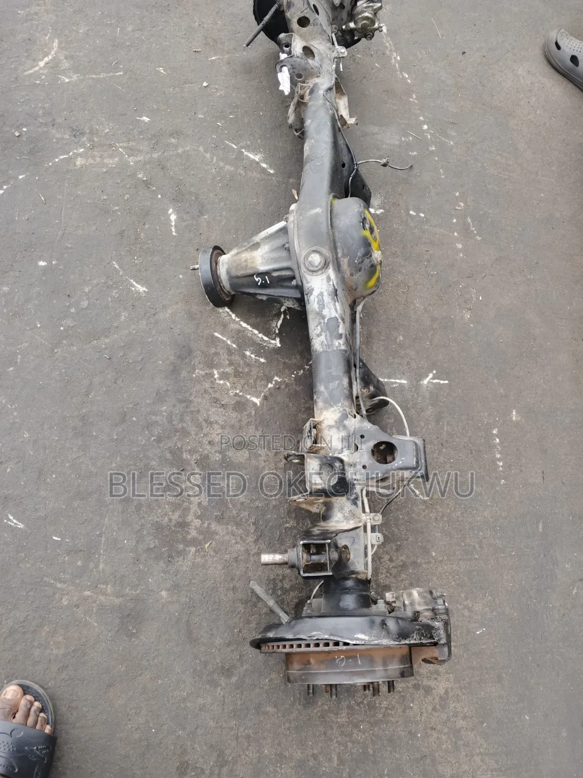 Complete Back Axle Beam Lexus GX 350