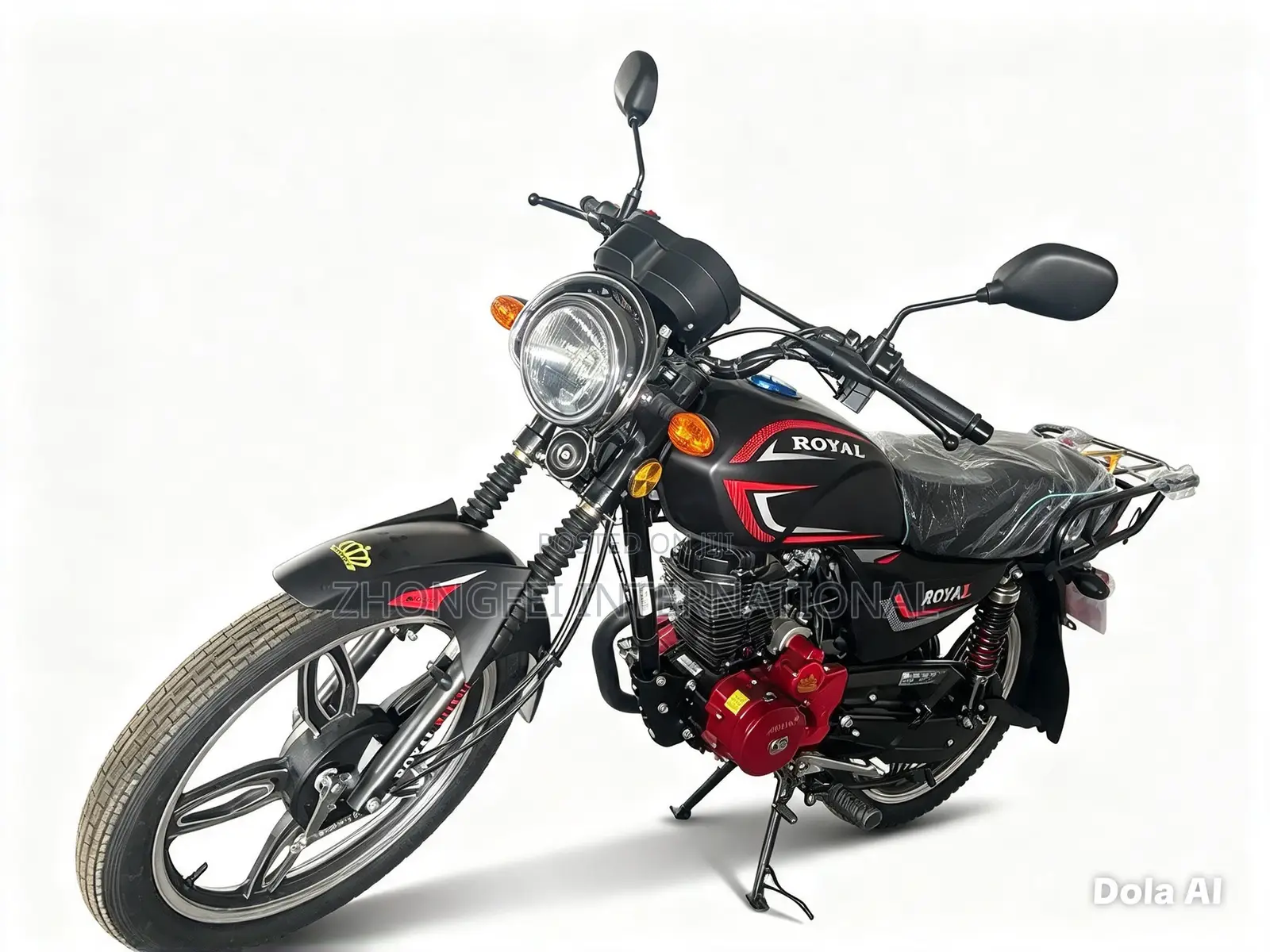 New Royal Motorcycle 2026 Black