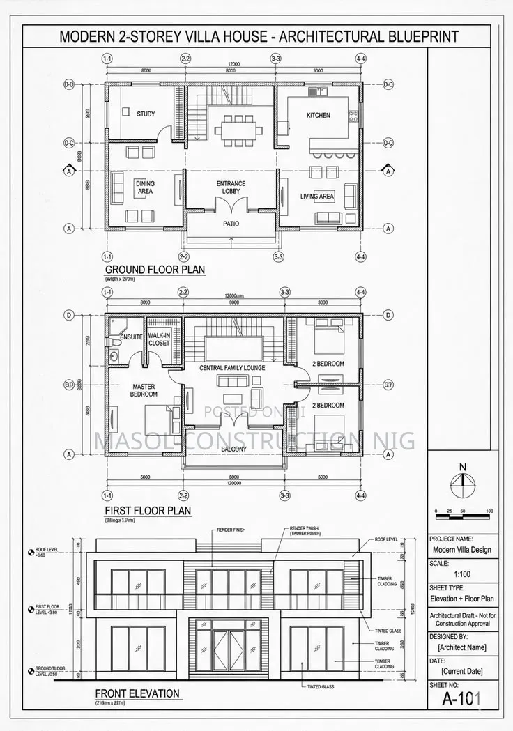 Detailed Architectural Plans for Modern Homes