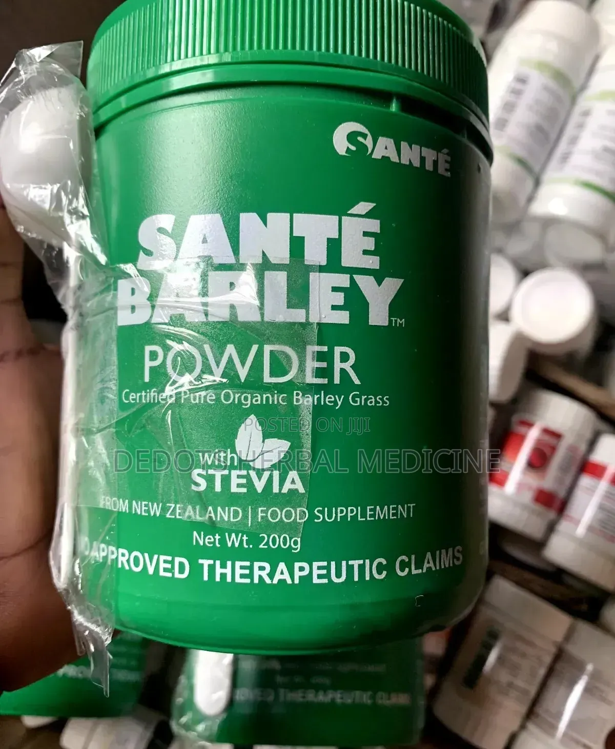 Santa Barley Superfood for High Blood Pressure, Sugar, Cholesterol