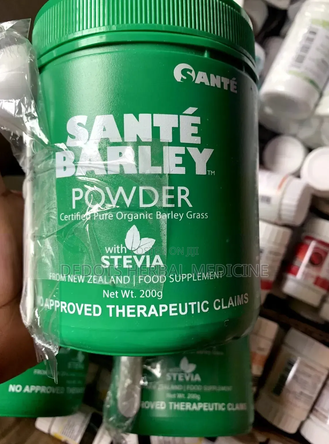 Santa Barley Superfood for High Blood Pressure, Sugar, Cholesterol