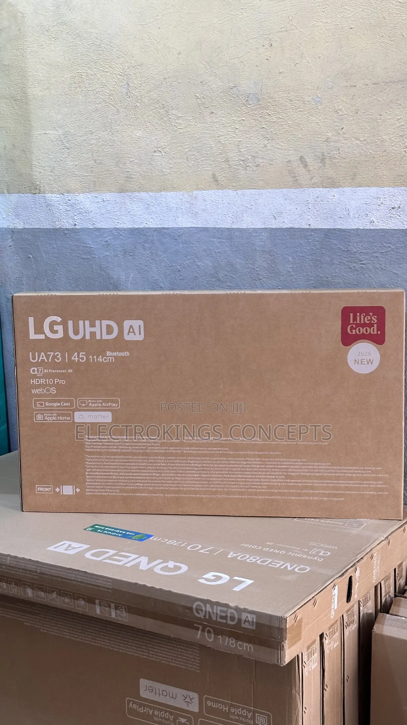 Original LG 45inch Smart TV With YouTube,Netflix, Bluetooth