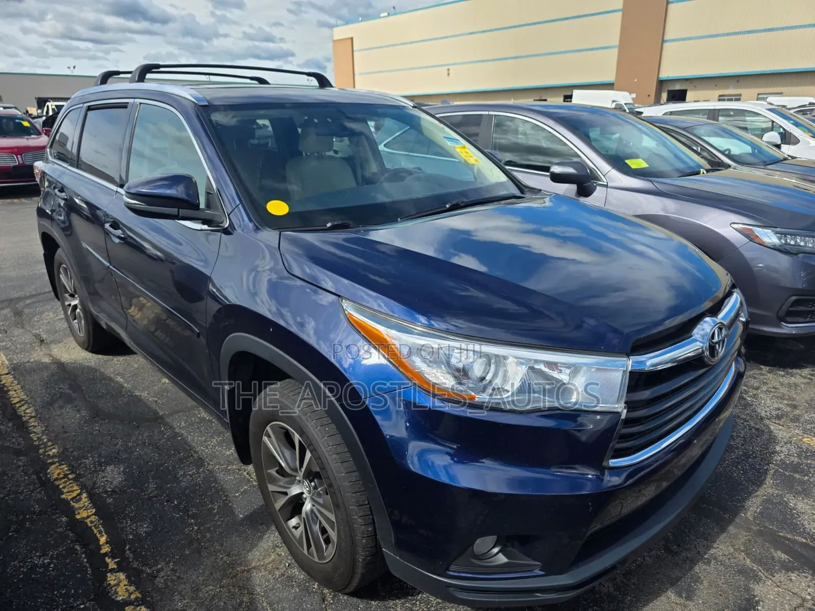 Toyota Highlander Limited 4dr SUV (3.5L 6cyl 6A) 2015 Blue