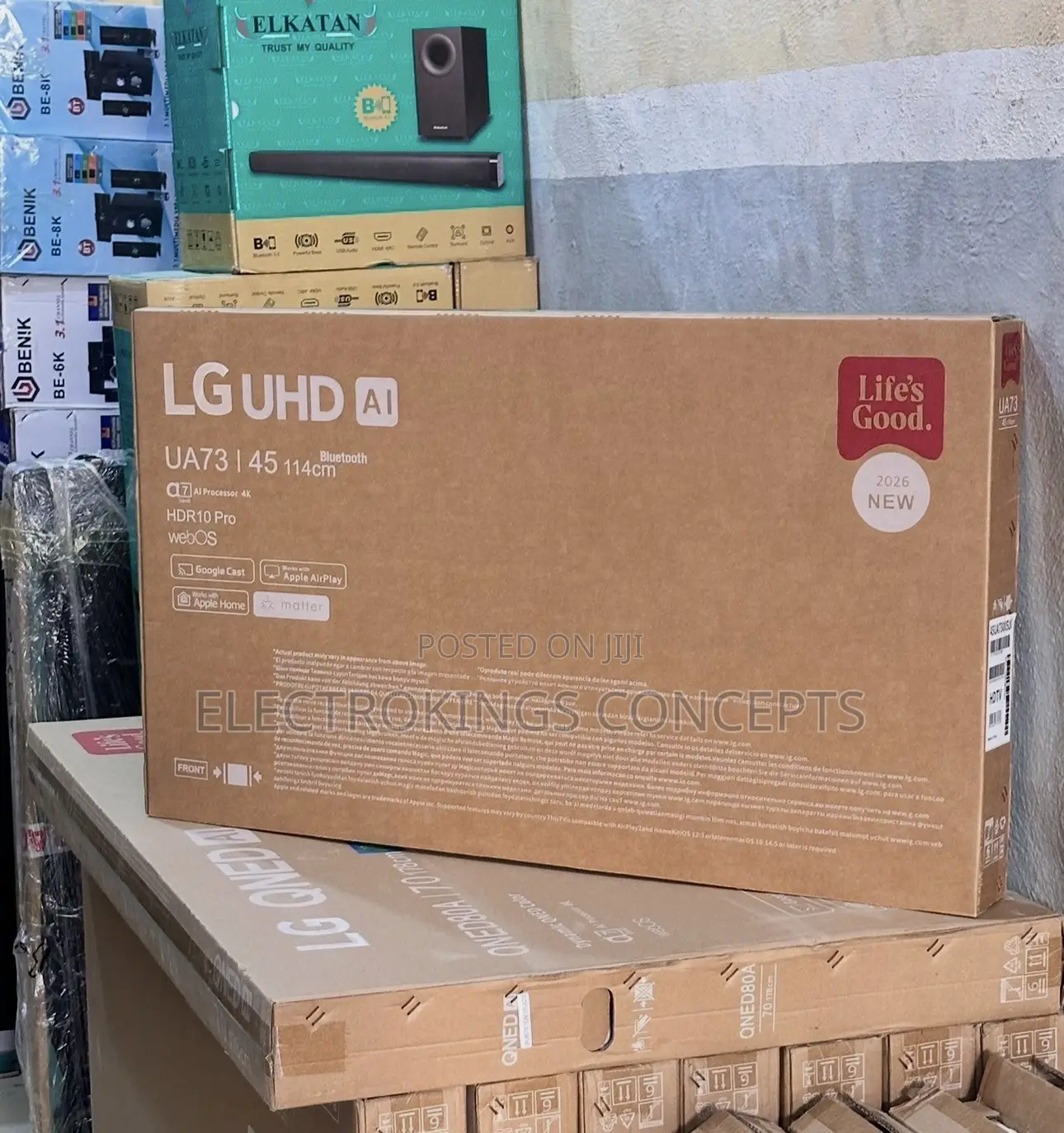 Brand New 2026 LG 45inch UHD Android Smart TV With Netflix and YouTube