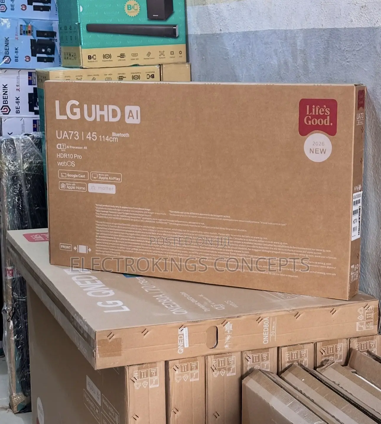 Brand New 2026 LG 45inch UHD Android Smart TV With Netflix and YouTube
