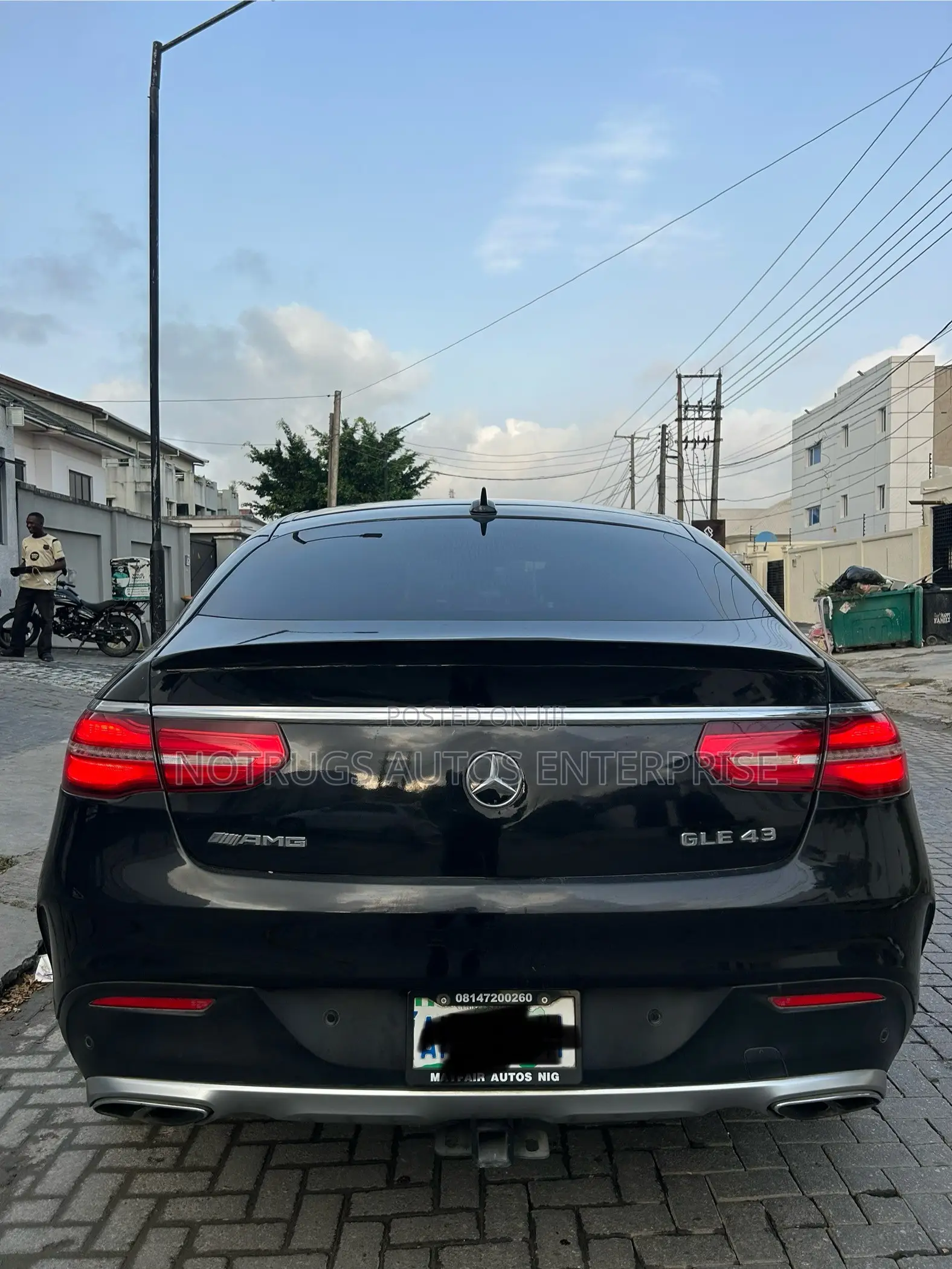 Mercedes-Benz GLE-Class AMG GLE 43 4MATIC 2017 Black