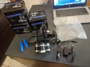 Dual Rechargeable Headlamp 1 T6 + 2LED