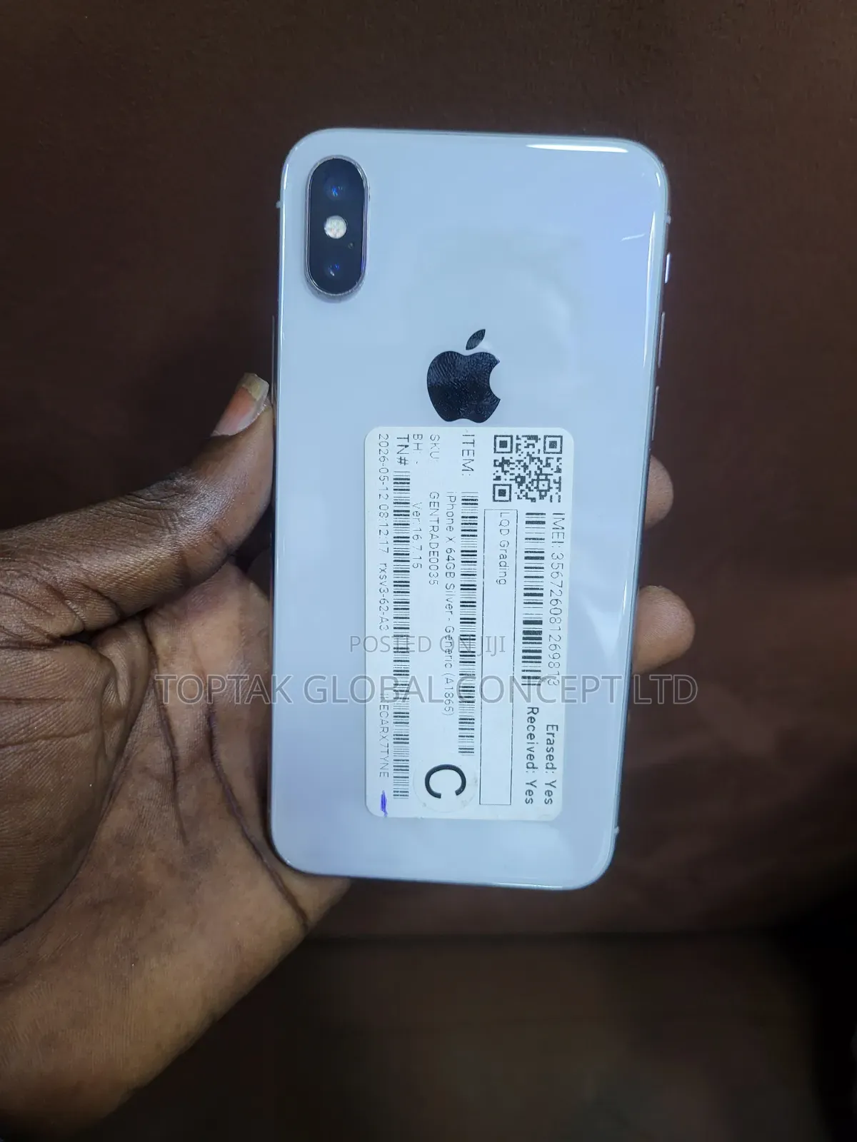 Apple iPhone X 64 GB White