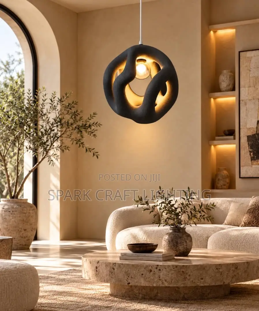 Luxury Sculptural Pendant Light – Modern Nordic Design
