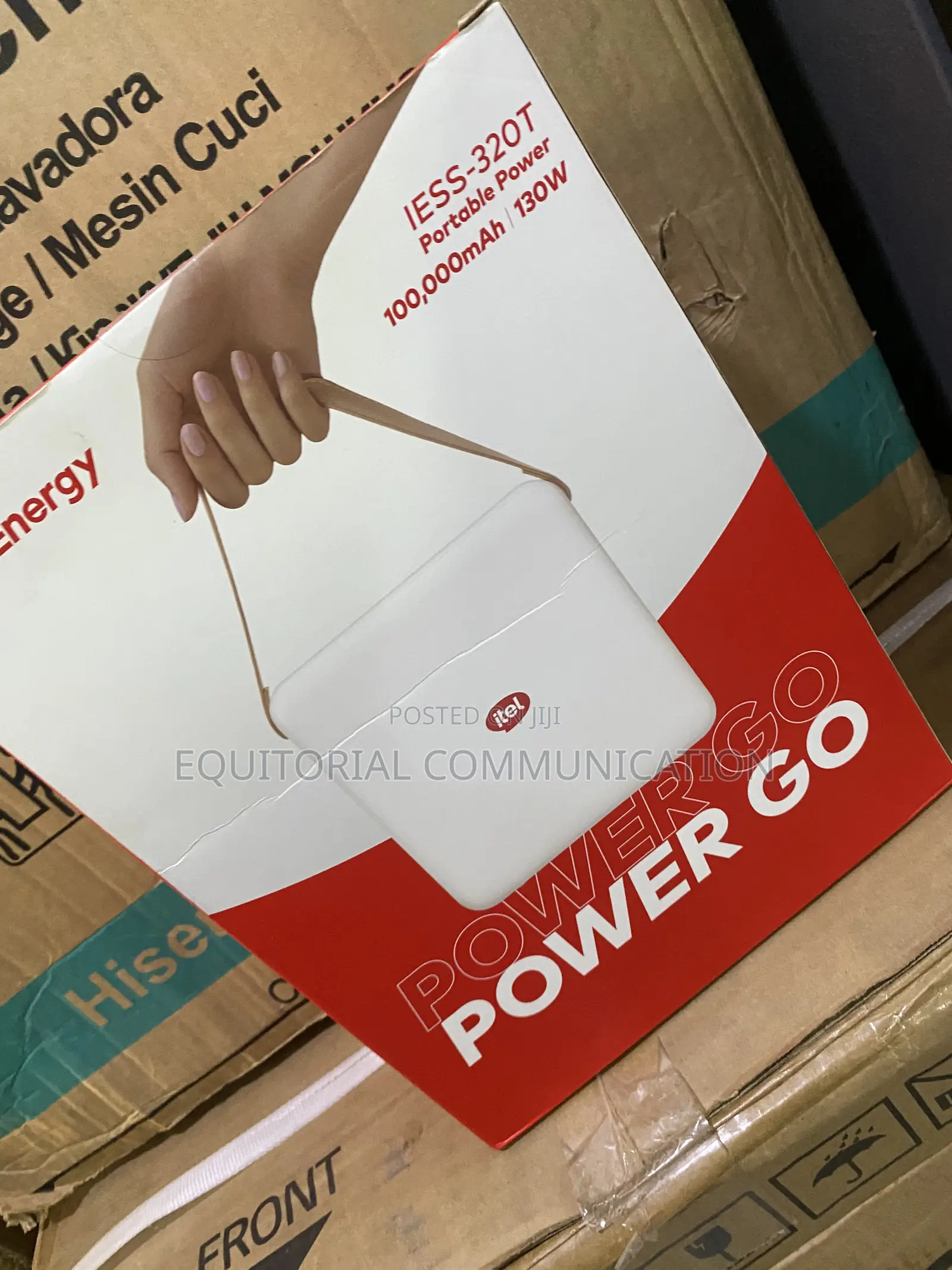 iTel Energy IESS-320T 100,000mAh Portable Power Bank for Trips 130W