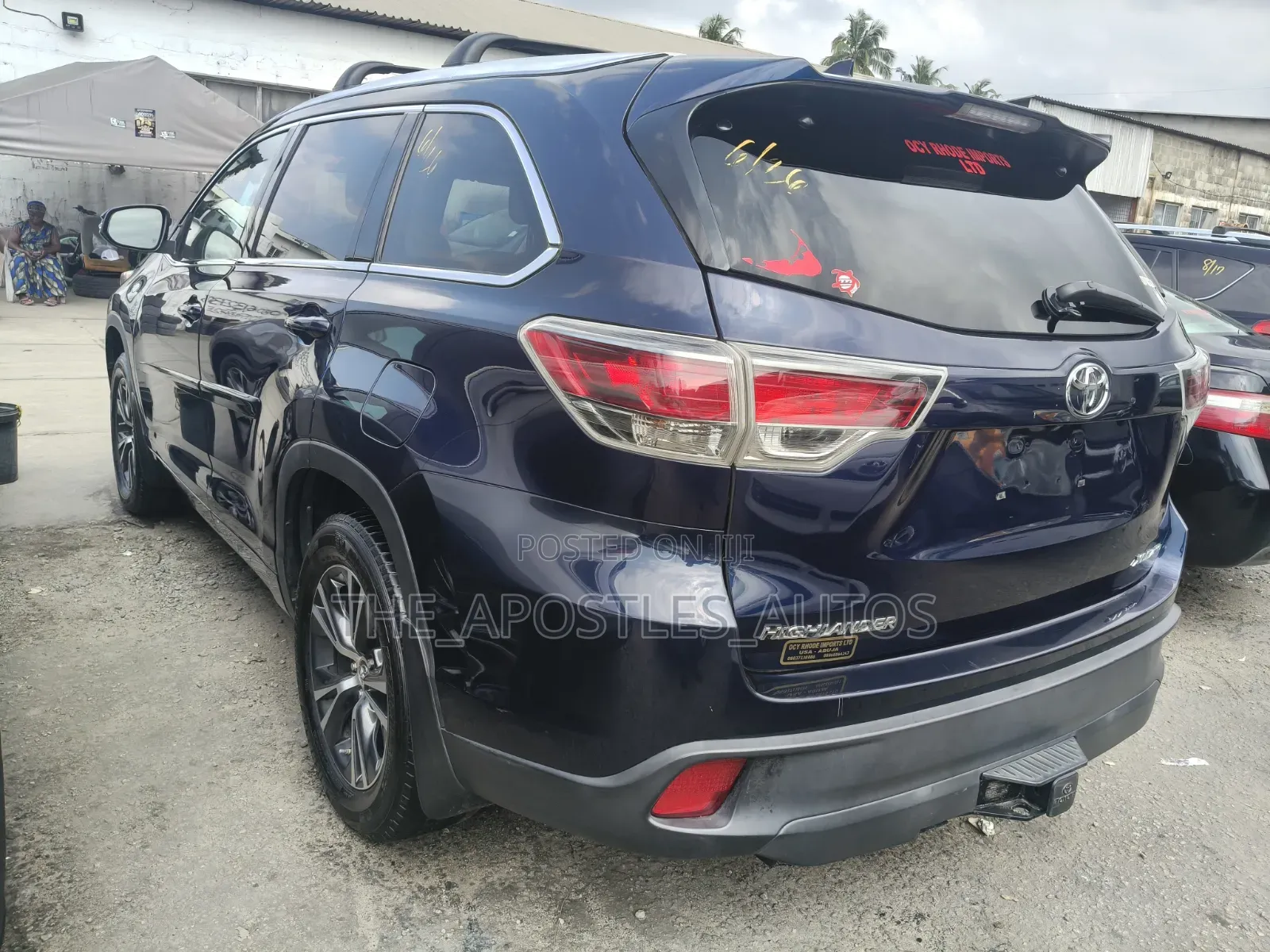 Toyota Highlander Limited V6 4x4 (3.5L 6cyl 6A) 2016 Blue