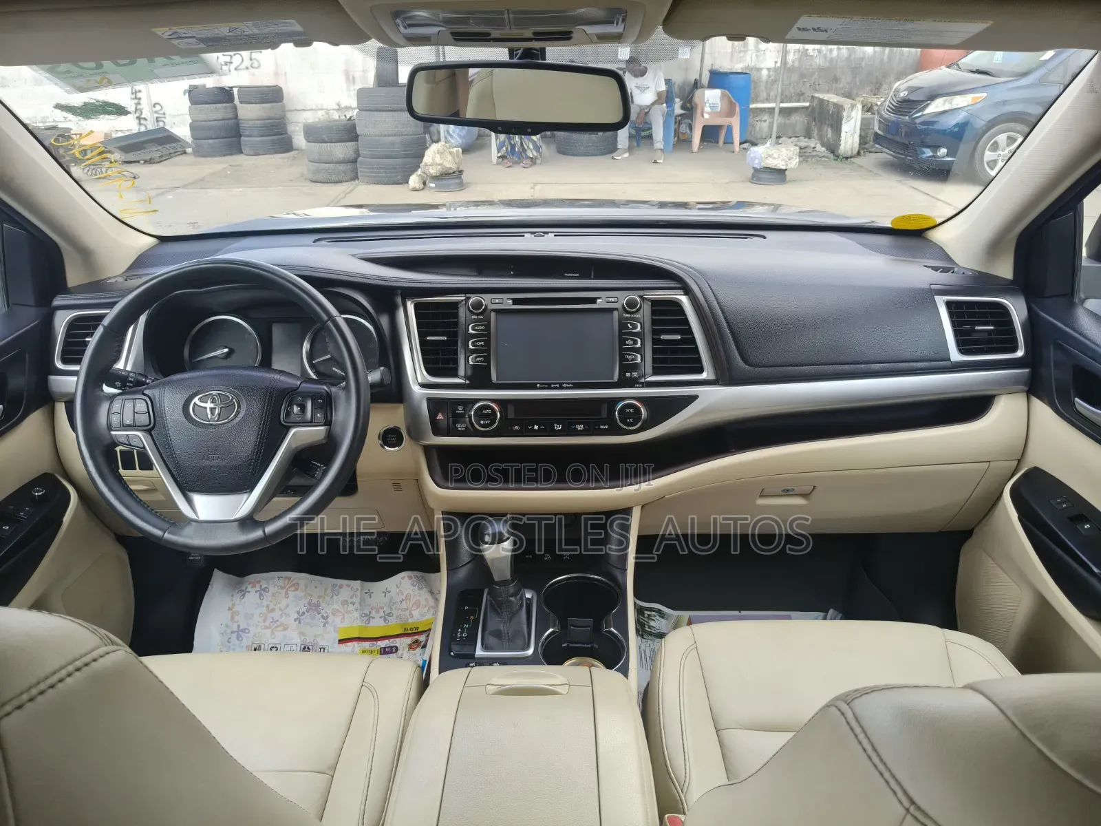 Toyota Highlander Limited V6 4x4 (3.5L 6cyl 6A) 2016 Blue