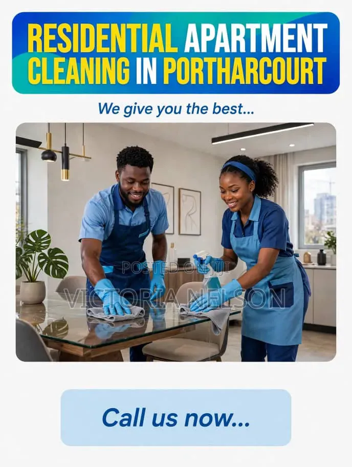 Residential, Commercial, & Industrial Cleaning in Portharcourt