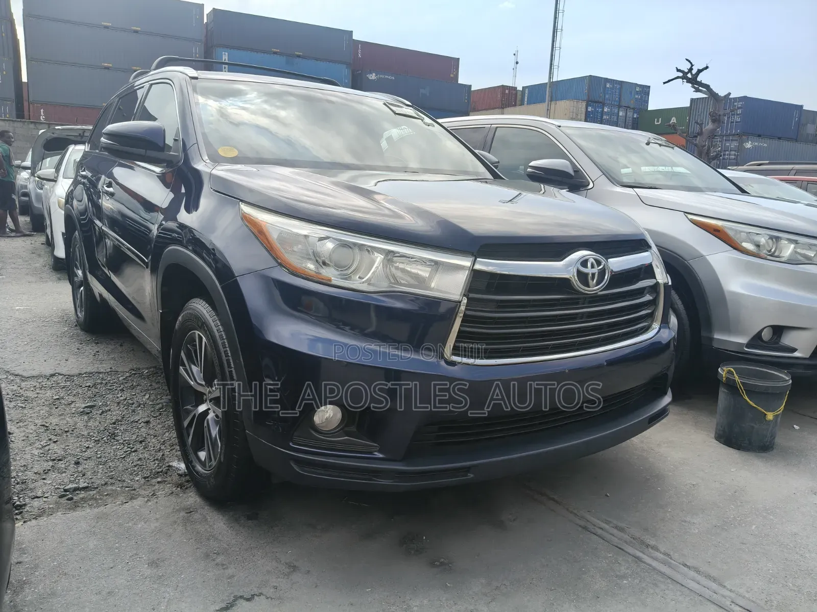 Toyota Highlander Limited Platinum V6 4x2 (3.5L 6cyl 6A) 2016 Blue