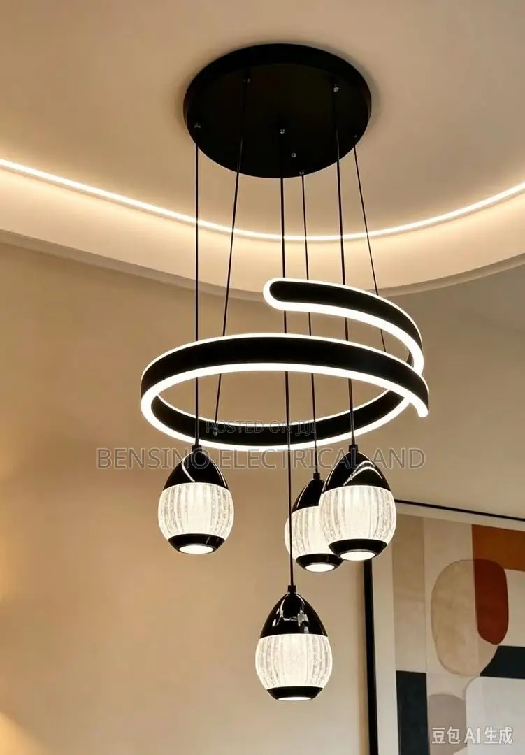 Ring LED Chandelier – Modern Decorative Light