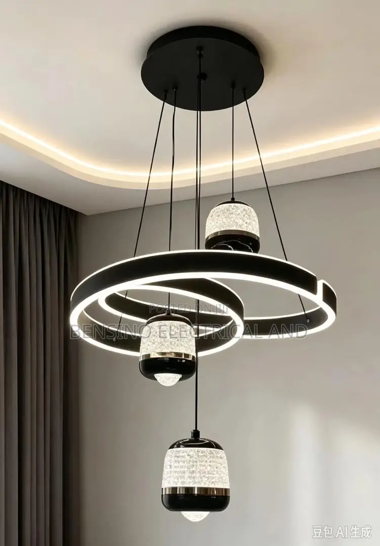 Ring LED Chandelier – Modern Decorative Light