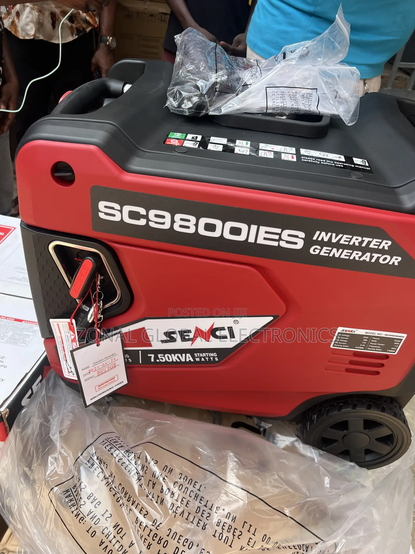 Senci 7.5kva Inverter Generator Remote Control