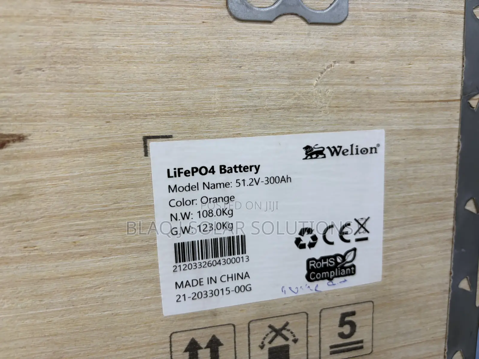 Welion 15KWh Lithium Battery 48V