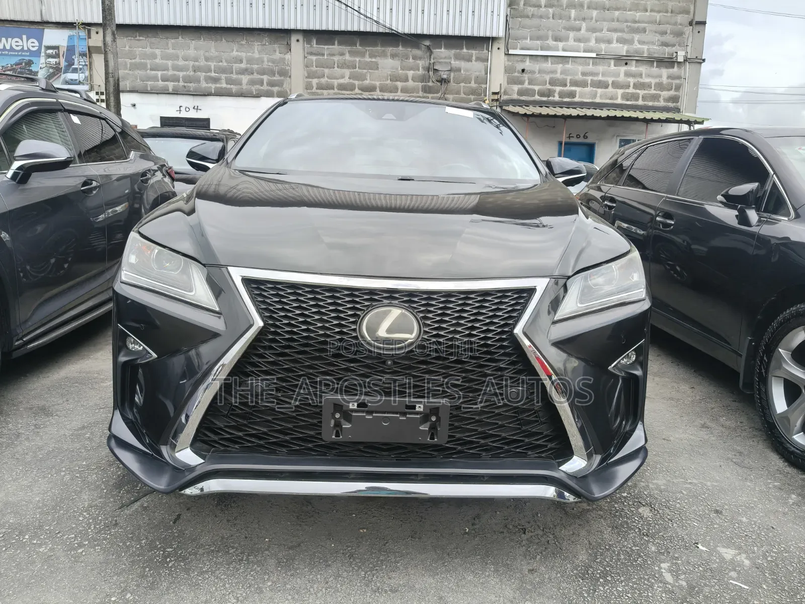 Lexus RX 350 F Sport AWD 2017 Black