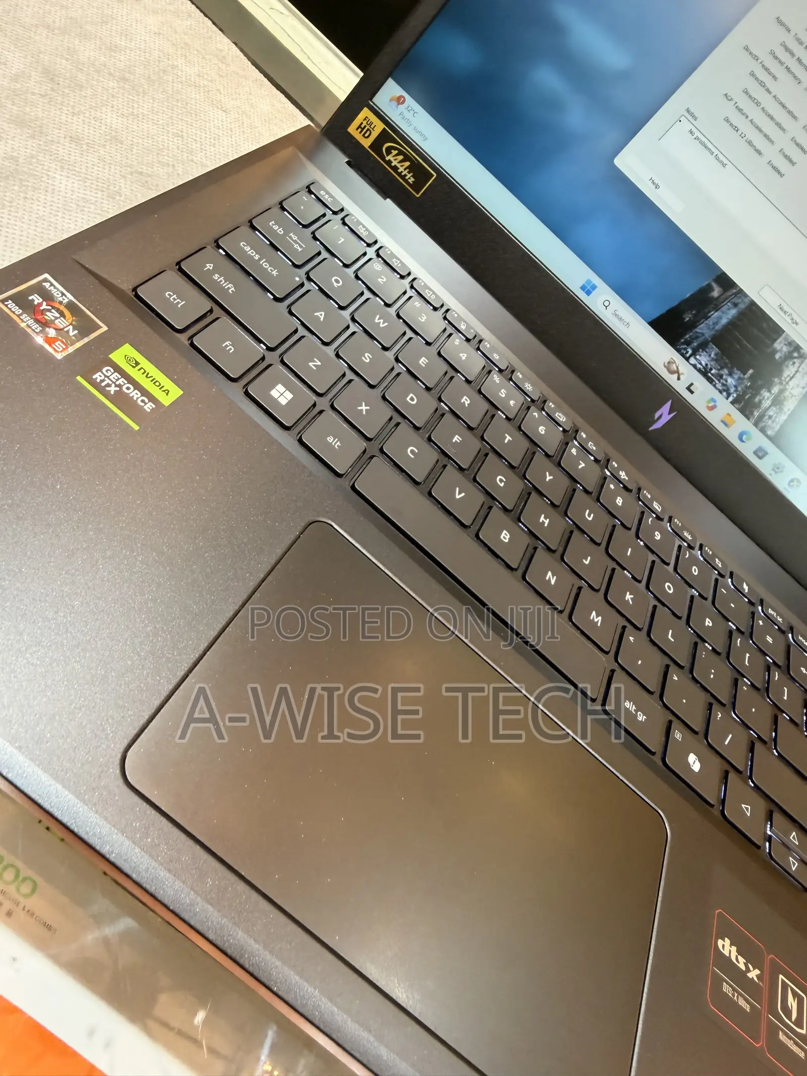 New Laptop Acer Nitro V 15 8GB AMD Ryzen 5 SSD 512GB