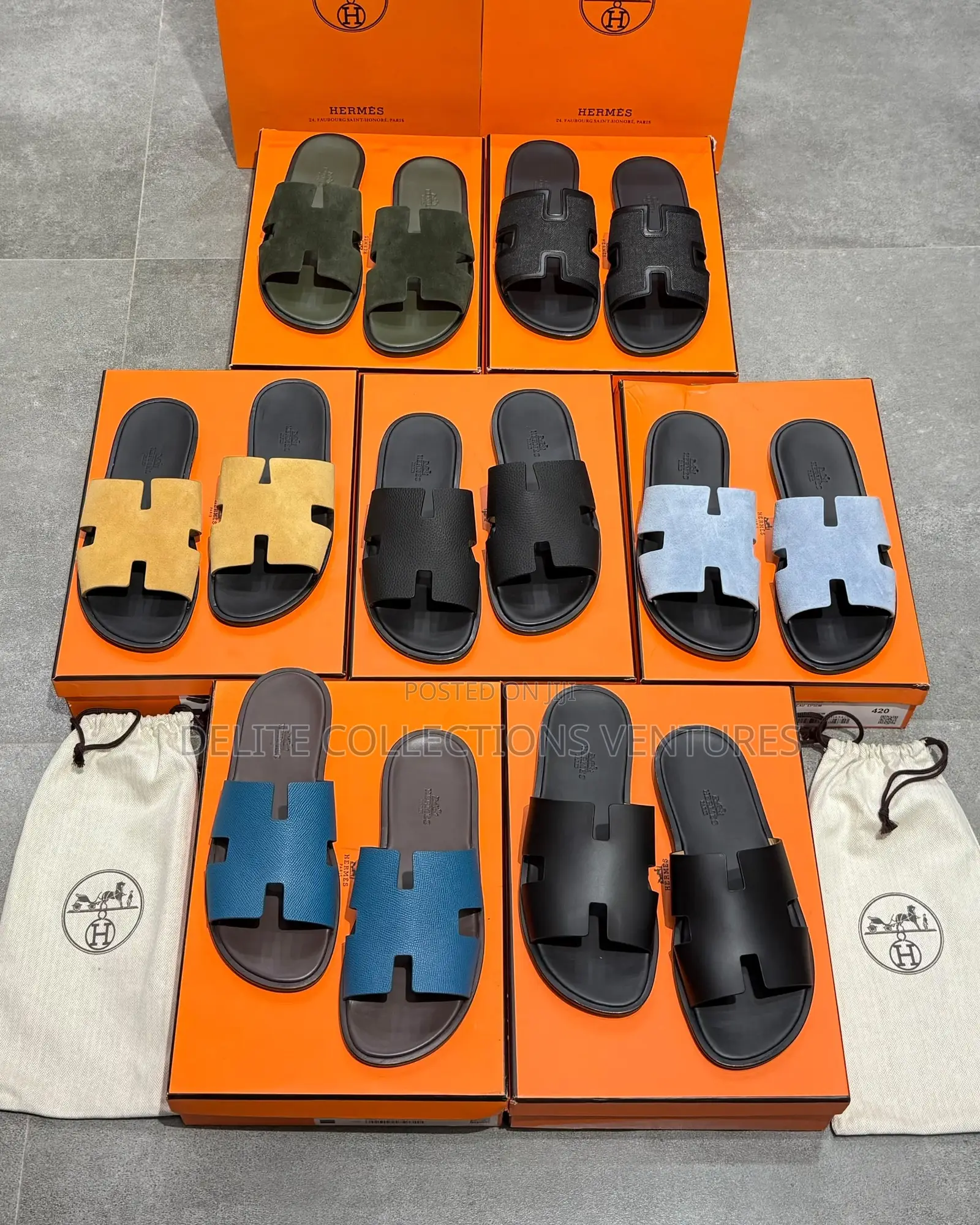 *ORIGINAL Izmir HERMES SANDALS* Sizes: *41 - 47*