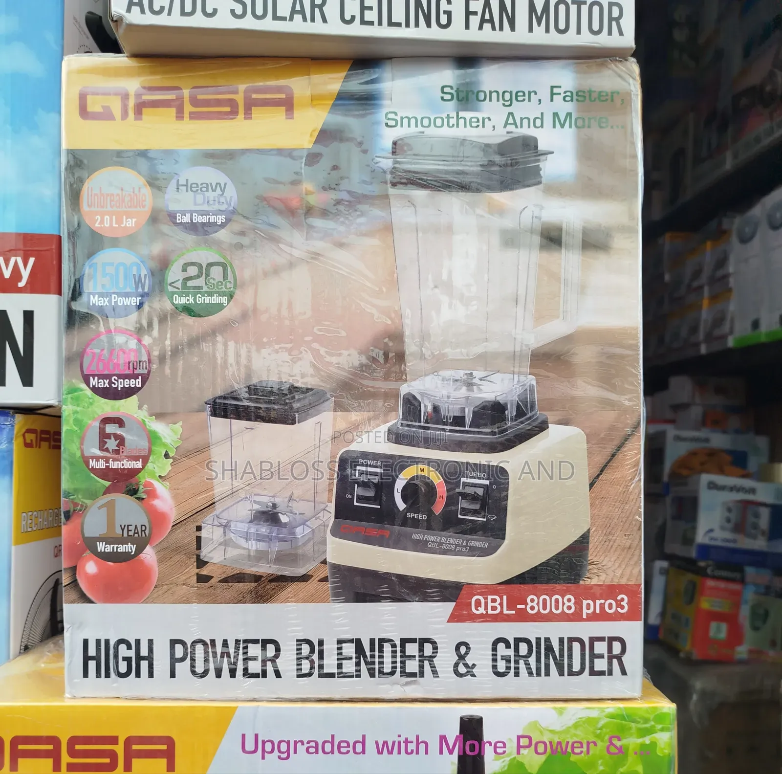 Pro 3 Qasa High Power Blender and Grinder