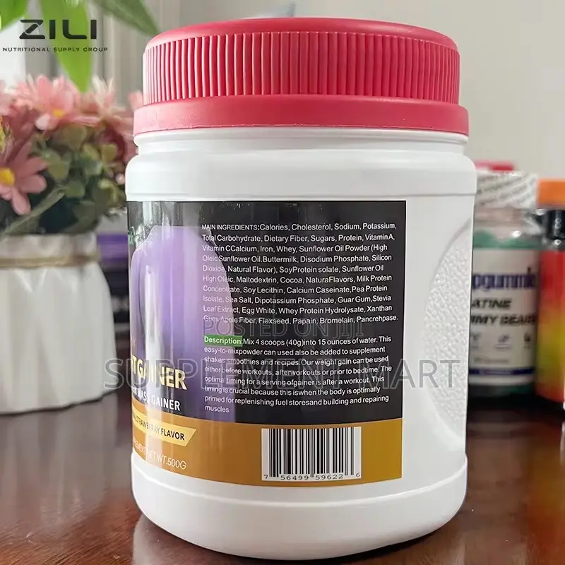 Sure Curvy Weight Gainer – Hips – High Protein – Strawberry Flavor