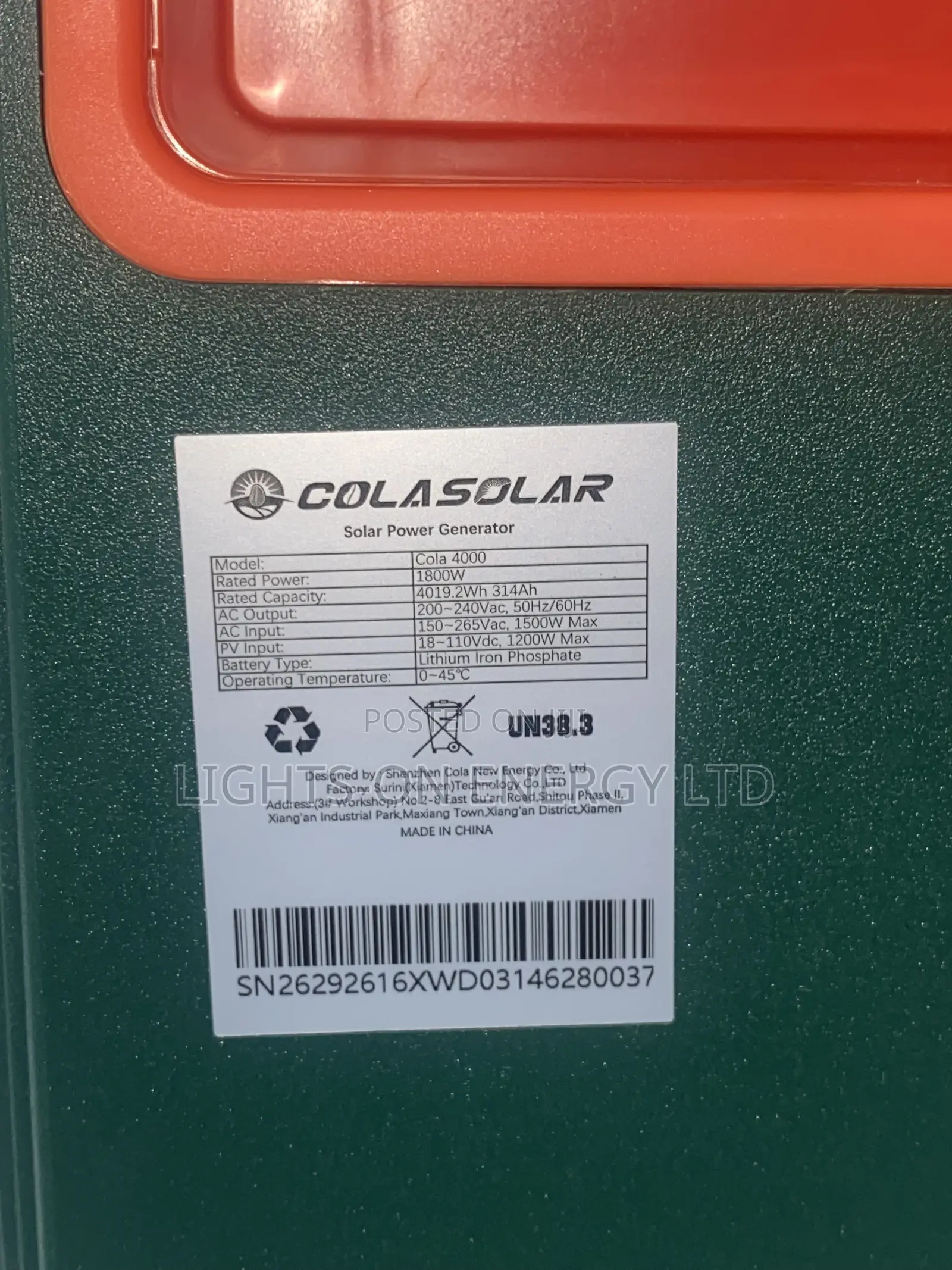 4000w Solar Generator