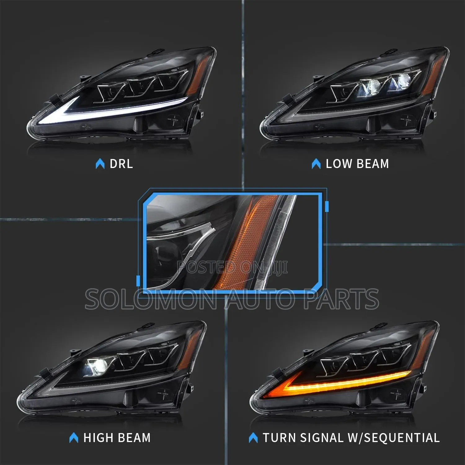 Headlight and Backlight Is250 2008 Upgrade